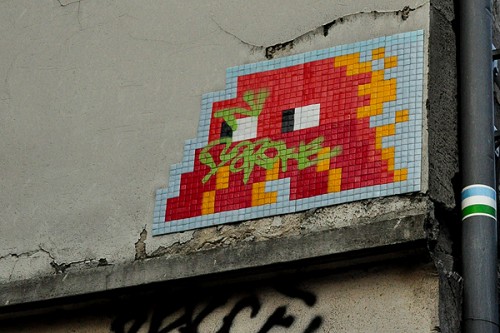 Space Invader na Montmartre