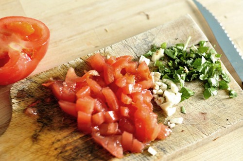 Pomidor czosnek & bazylia